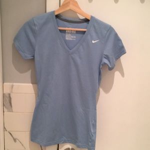Nike slim fit Dri-Fit V-neck t-shirt